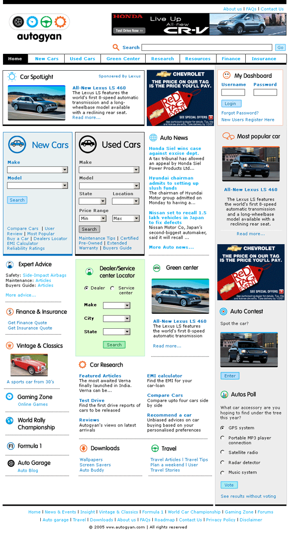 home page autogyan