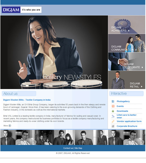 home page digjam suitings